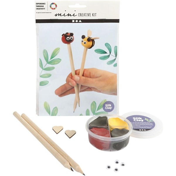 Mini Creative Kit Insekter, blyantfigurer - Creativ Company