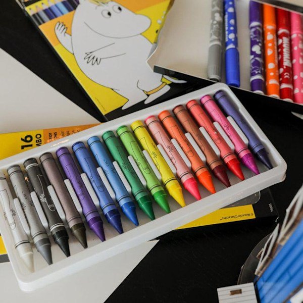Moomin Crayons Jumbo - Krabat Multicolor