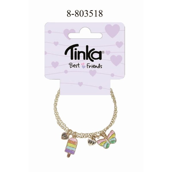 Bff Armband Hjärta & Glass - Tinka Best Friends