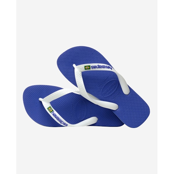 Havaianas Flip Flops Kids Brazil Logo Blå 31/32