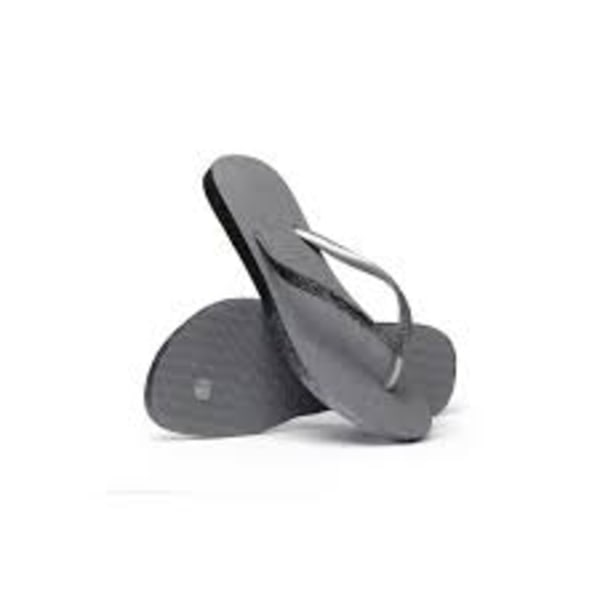 Hawaiian flip flops Slim Sparkle, Grå 39/40