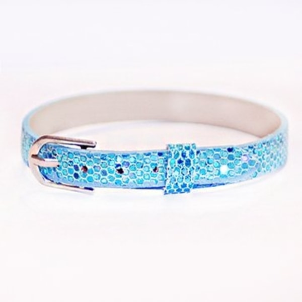 Armband till Namnarmband, Disco Blå - Busy Lizzie