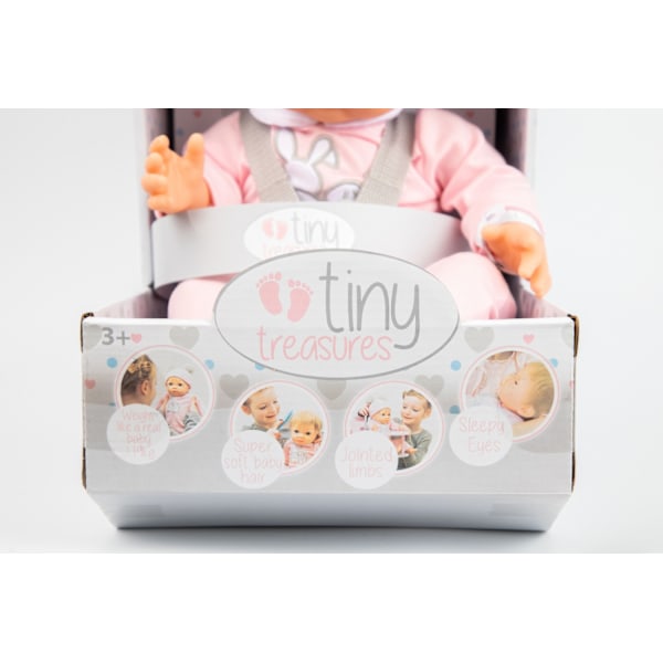 Tiny Treasures Docka, Pink Pom Pom multifärg