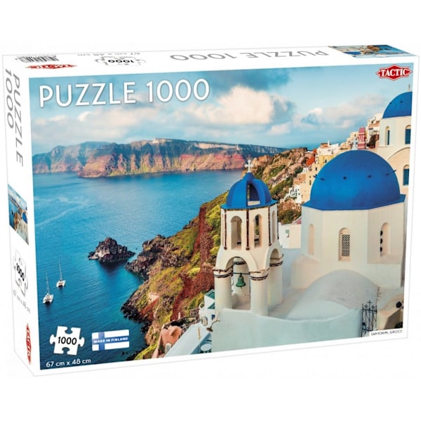 Taktisk puslespil 1000 brikker, Santorini, Grækenland