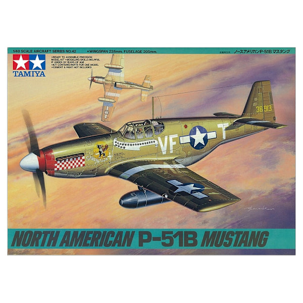 Tamiya Modellset North American P-51B Mustang