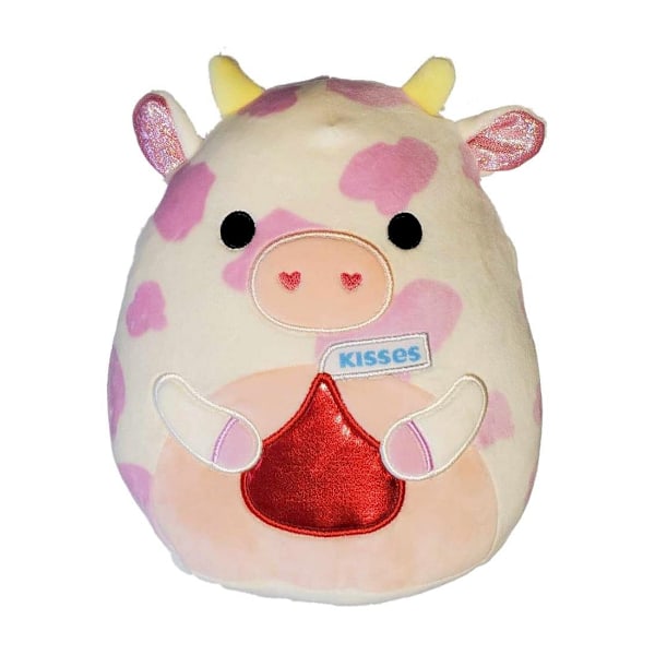 Squishmallows 19 cm, Evangelica the Cow, Kisses