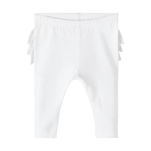 Name it Baby Leggings med blonder, hvid, størrelse 62 Multicolor