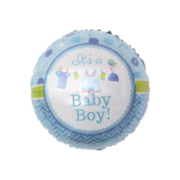 Babyboy Babyshower Ballong - Spader