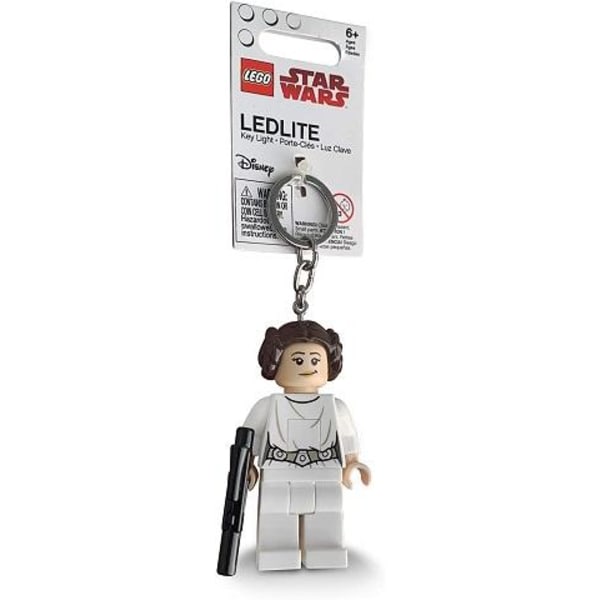 LEGO Star Wars avaimenperä lampulla, prinsessa Leia Blasterilla Multicolor