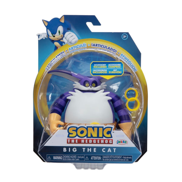 Sonic Figur med tilbehør Stor, 10,5 cm