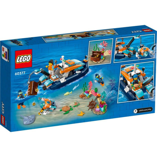 LEGO City 60377 Utforskare och Dykarbåt