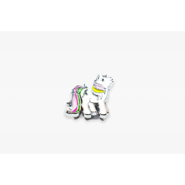 Charm Unicorn, hvid - Busy Lizzie
