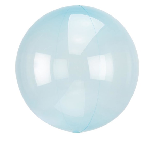 Folieballon Klar Krystal, Blå - Ballongkungen