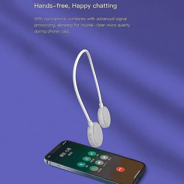 Hals Bluetooth Højttaler Trådløs Bas Surround Stereo Med Bærbar Udendørs Lyd[ls] Black