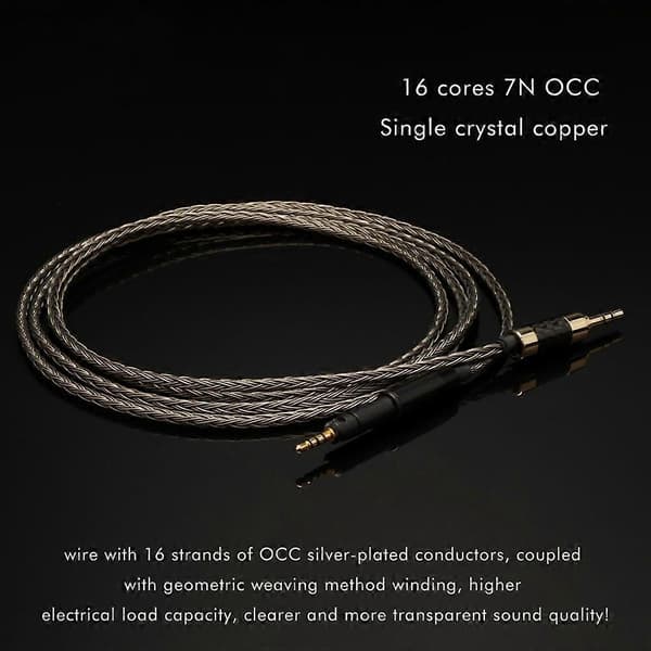 Hifi 7N OCC Mini Trs Jack 3.5 han til 3.5 mm Stereo Aux han Audio Input Kabel Højttalerlinje til Hovedtelefon Lyd Pc 1M[ls] 1M