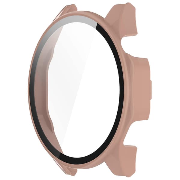 PC+hærdet glas integreret smart urkasse Pink For Honor Watch 4 Pro
