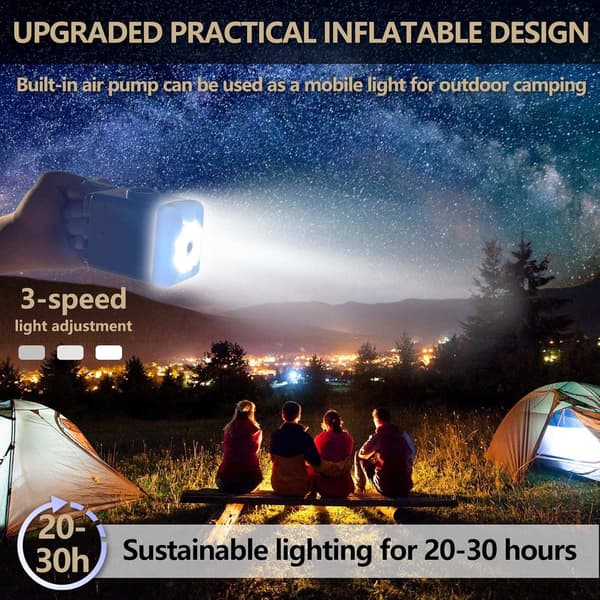 Camping Mattress Compatible with SUV Tesla Model Y (2021–2025) Self-Inflating Wireless Pump Lamp Beige Beige beige