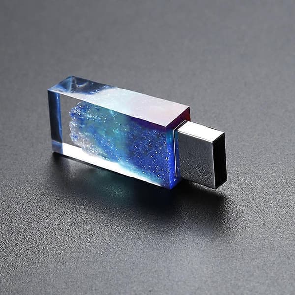 Fjell for Peak USB harpiksformer med 8G USB-driver Swan Decor Tool Craft—ls B