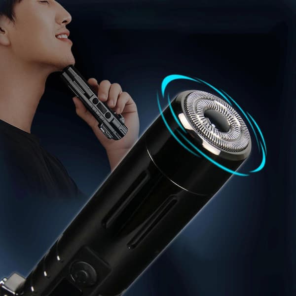 Dobbelt ARC Plasma Lighter med barberblade, Vindtæt USB Genopladelig—ls Gold