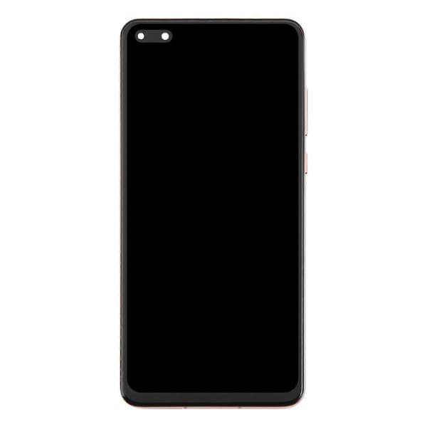 För Huawei P40 TFT LCD-skärm Digitizer komplett montering med ram, stöder inte fingeravtrycksidentifiering Pink