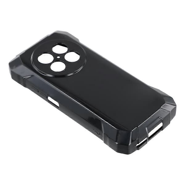Kompatibelt deksel for Blackview Rock 2 mykt TPU-deksel med fallbeskyttelse Black