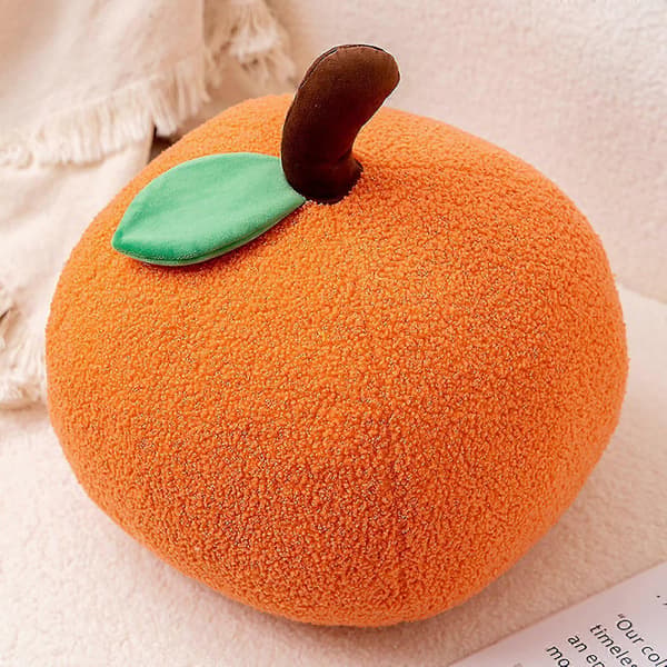 Græskar blød pude persimmon pude orange plyslegetøj C