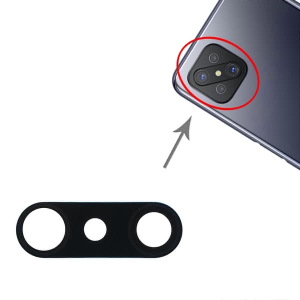 Til OPPO A92s/Reno4 Z 5G PDKM00 10 stk. bagkameraobjektiv Not Specified