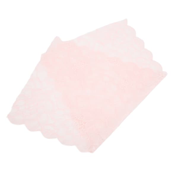Rosa spetsband 10 yards 23 cm bredd Elegant trim för presentförpackning Brudkläder Broderidekoration