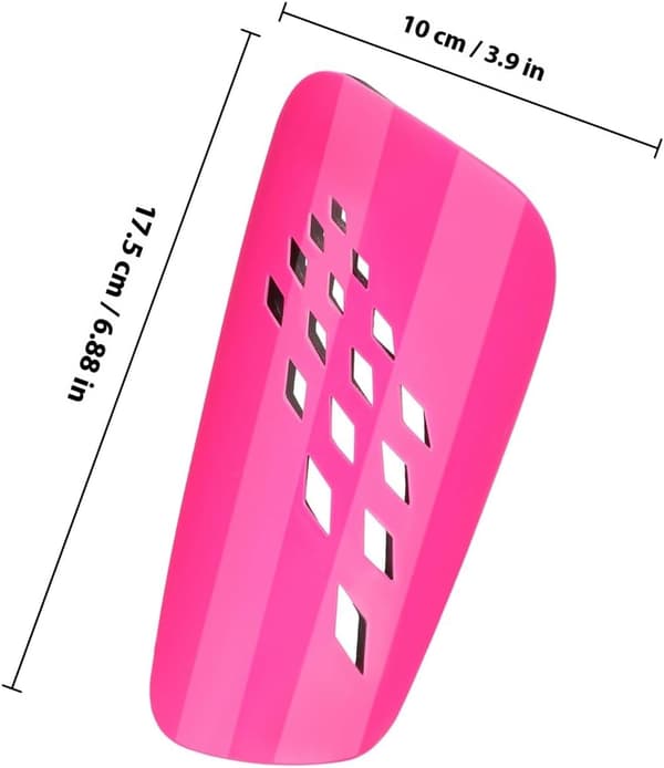 2 par fodboldbenskinner til unge, lette tynde benskinner, fodboldbenskinner