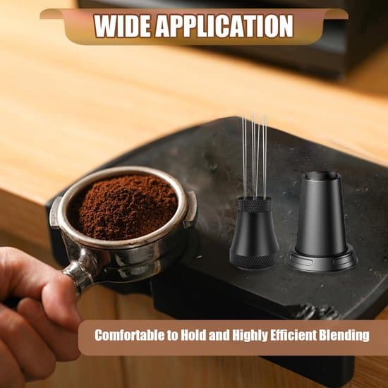 Espresso Kaffe Røreværktøj, Kaffepresser, Distributør Pulvernål til Hjemmet—ls