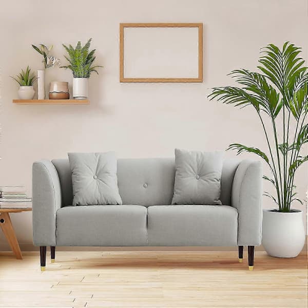 Gullbelagte 10 cm tremøbelben, sett med 4 for sofaskap og kommode Brun Brown 8 inch 4 pcs