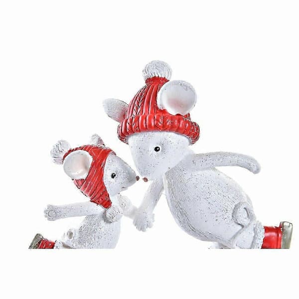 Julekugle DKD Home Decor Mus Harpiks (9,5 x 3,5 x 9 cm)