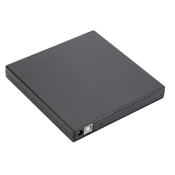 Ekstern USB2.0 DVD optisk drev bærbar computer stationær alt-i-én CD-brænder Black