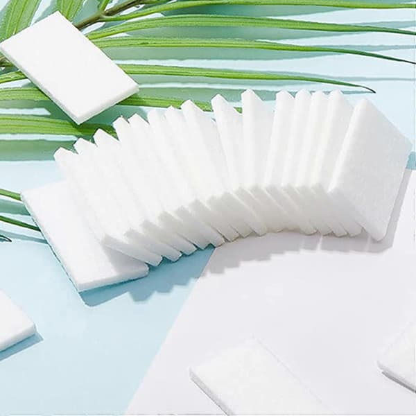 200 stk. Uparfymerte påfyll Aromaterapi-puter Aromolje-puter Elektriske diffusorputer kompatible med duft- og kuleplugger-diffusorer White