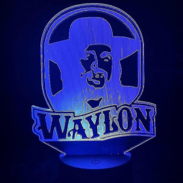 Sanger Waylon 3d Led Natlys Soveværelse Bordlampe Farveskiftende—ls