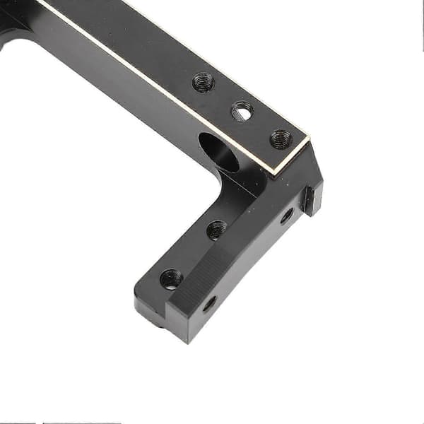 RC Crawler Front Bumper Mount Messingstativ til SCX10 II - Sort