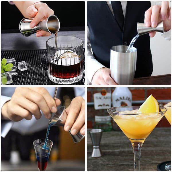Cocktail Shaker Set, Komplett Bartender Verktygssats - 7 delar 7-piece set