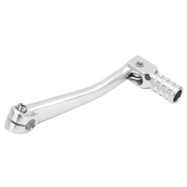 Universal CNC Aluminium Motorcykel Kickstart Pedal Känslig Silver