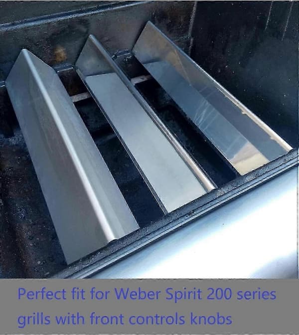 Erstatnings Flavorizer Bars for 15,3 tommer Weber Spirit 200-serien Modeller E210 S210 E220 S220