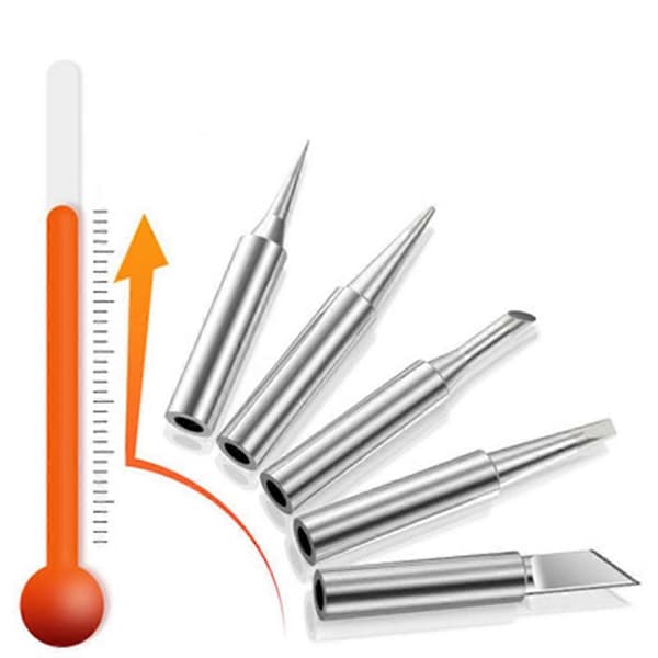 Multifunktionelt robust loddekolbespids-sæt 900M B+2.2K+2.4D+3C+I /5 stk—ls