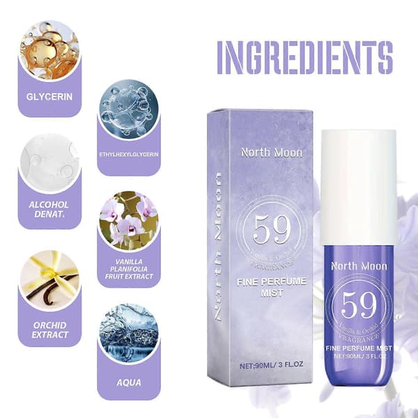 Langvarig orkidéparfumemist Elegant, frisk og humørforbedrende duft – ls