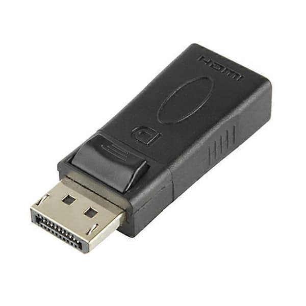 DisplayPort han til HDMI hun-adapter (sort) Black