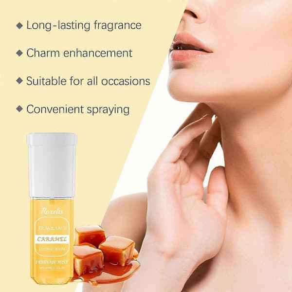 Karamellparfymspray - Långvarig söt, elegant doft för alla tillfällen, 100 ml