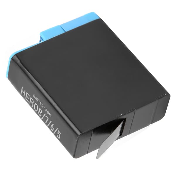 TELESIN Action Camera Halv Dekoding Batteri 1220mAh Høy Kapasitet for Gopro Hero8/7/6/5—ls