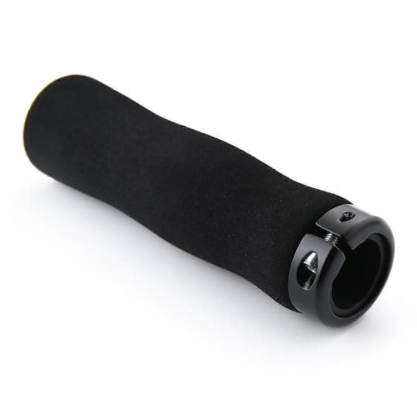 1 par AG28 legeringslåseringe + svamp cykelstyrgreb Black