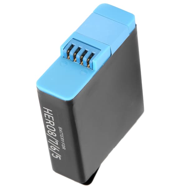 TELESIN Action Camera Halv Dekoding Batteri 1220mAh Høy Kapasitet for Gopro Hero8/7/6/5—ls