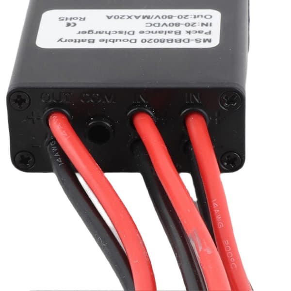 Dobbelt batteriudladningskonverter DC20-80V XT60-interface Dobbelt batteri parallelmoduladapter til 250-3000W motor[ls]