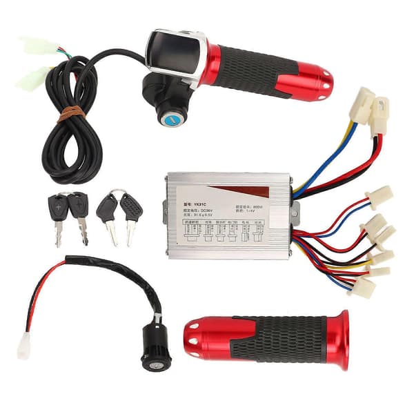 36V 800W Motor Hastighedsregulator Gas Twist Greb Elektrisk Dørlås Sæt Elcykel Controller Sæt[ls]