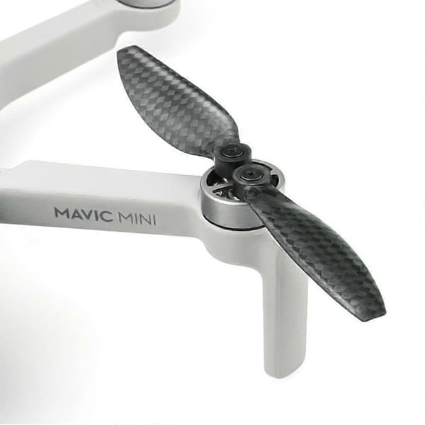 Karbonfiber Drone Støyreduserende Blad Propeller Erstatning for Mavic Mini—ls 2 uppsättningar