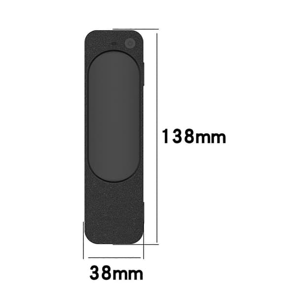 Silikonskyddsfodral för Apple TV 4K 4:e Siri fjärrkontroll Black 4K 4th(Black)